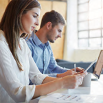 Coworking adults working body doubling man woman office 2