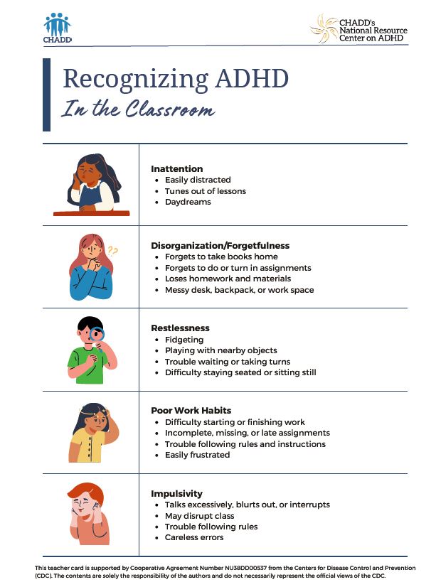 Classroom Accommodations - CHADD