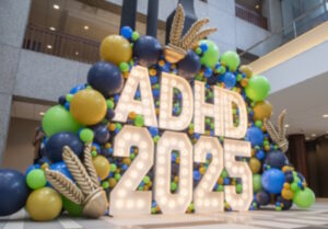 ADHD2025 welcome display